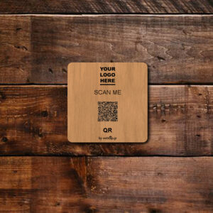 Wood QR Stand natural